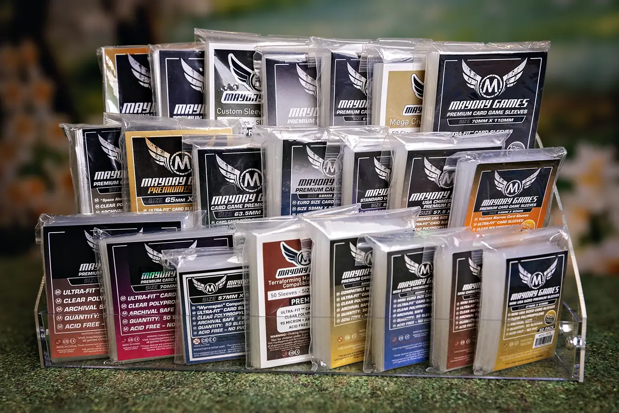 Card Sleeves for Board Games - Mayday Brand