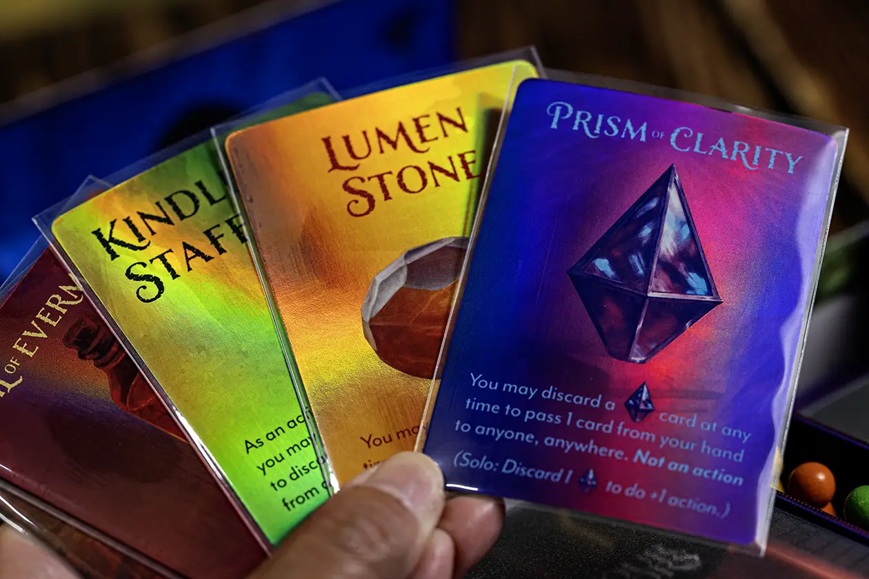 Card sleeves for board games - The Four Doors