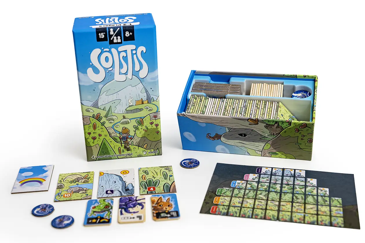 Solstis Game with 3D Printed Insert