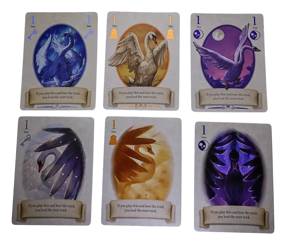 1 - Swan cards comparison