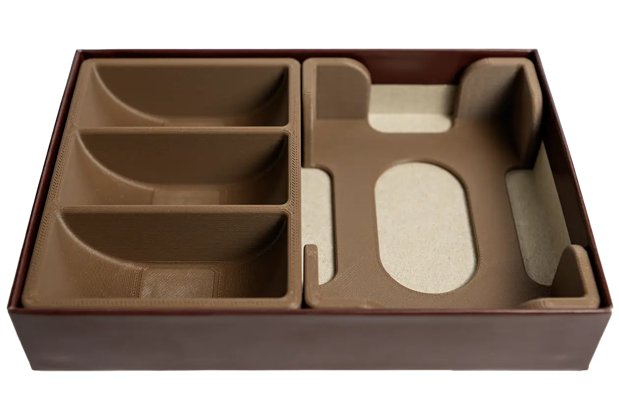 Empty insert in box