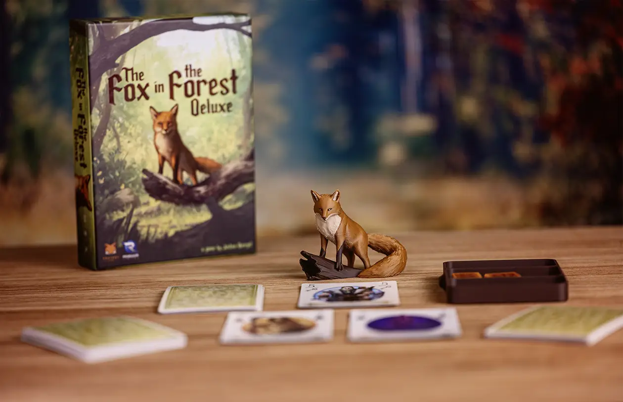The Fox in the Forest Deluxe game with a 3D fox