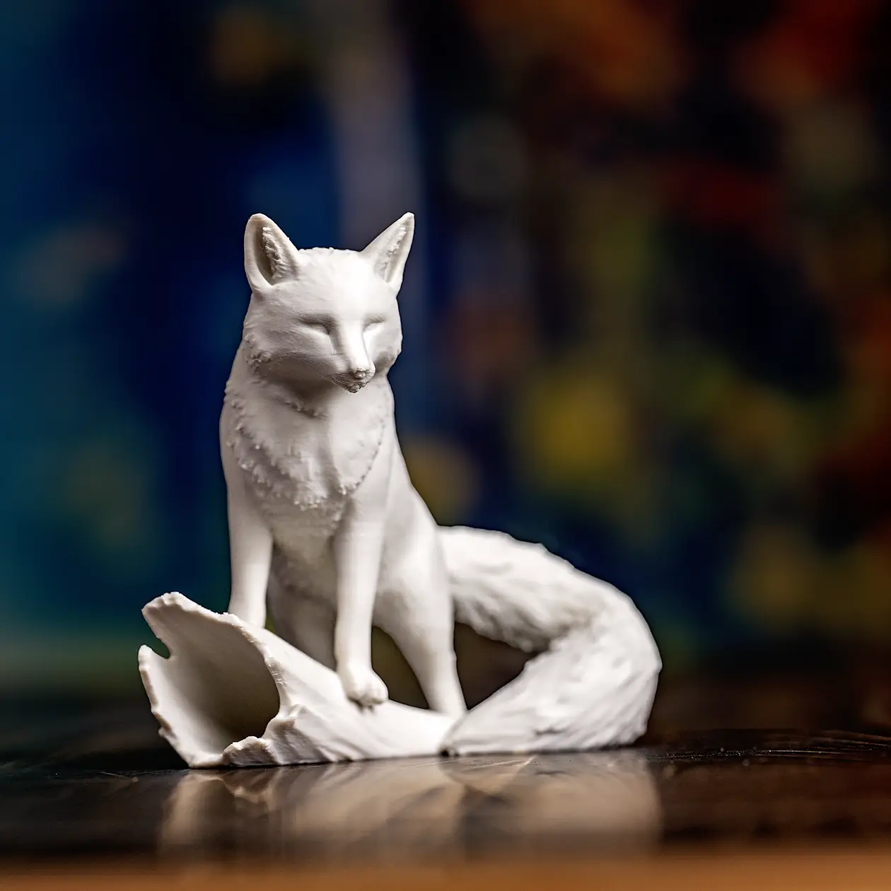 Unpainted fox
